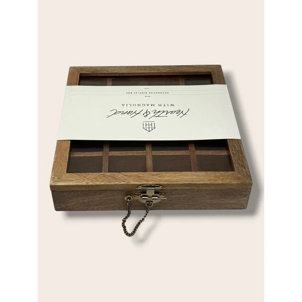 Small Wood Collectables Box - Hearth & Hand Magnolia, Target